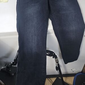 Nordstrom Women's Deep Indigo Straight Leg Jeans